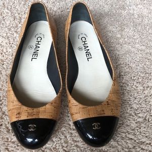 Chanel ballet slipper